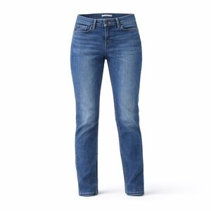 Levi’s 524 Skinny Jeans Women’s Size 26 Blue Stretch Denim Mid Rise Faded